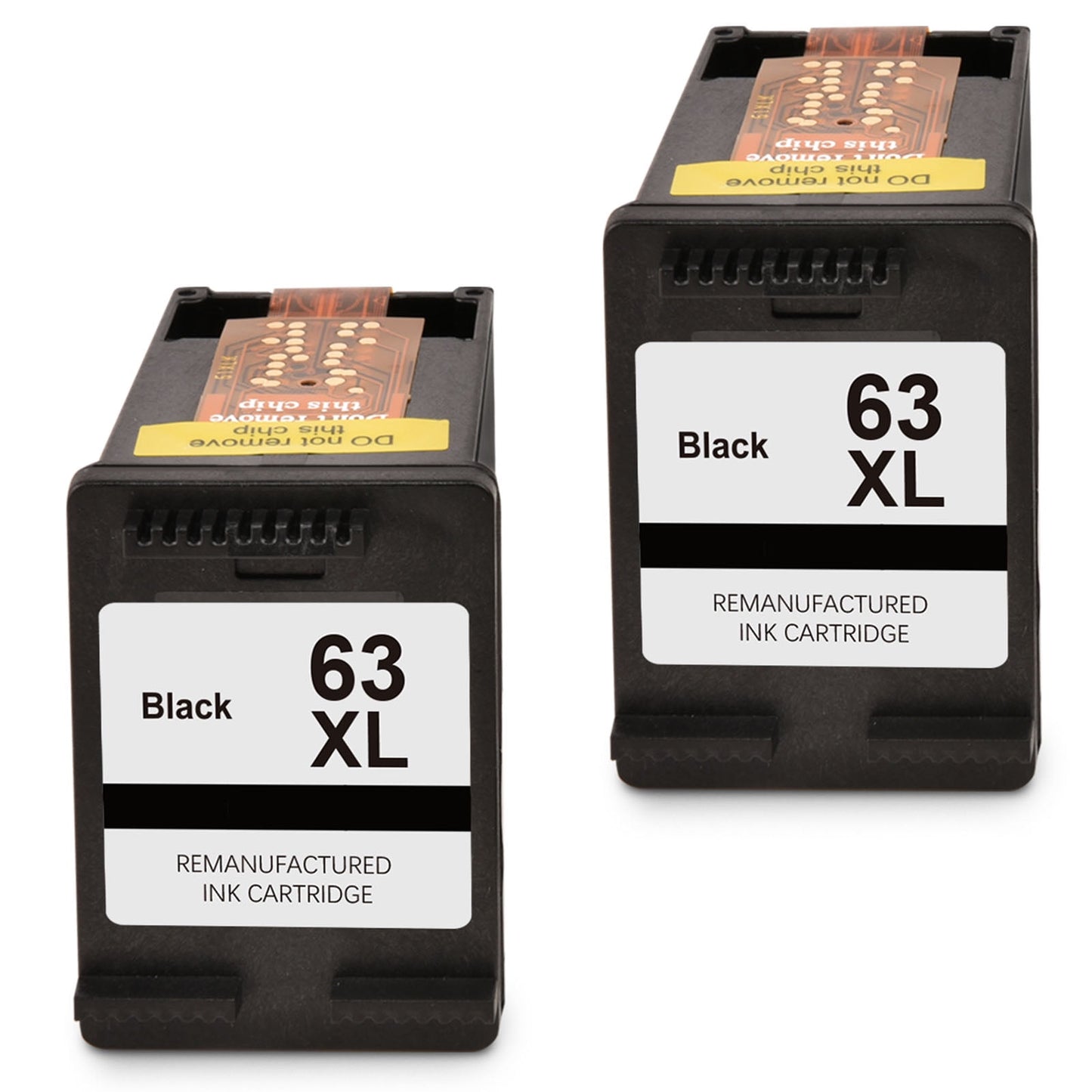 63XL Ink Cartridges for HP Ink 63 XL 63XL for HP63 3830 4650 4652 4655 5200 5252 5255 5258 4520 4512 1112 2132 3630 3632 Printers 2 Black